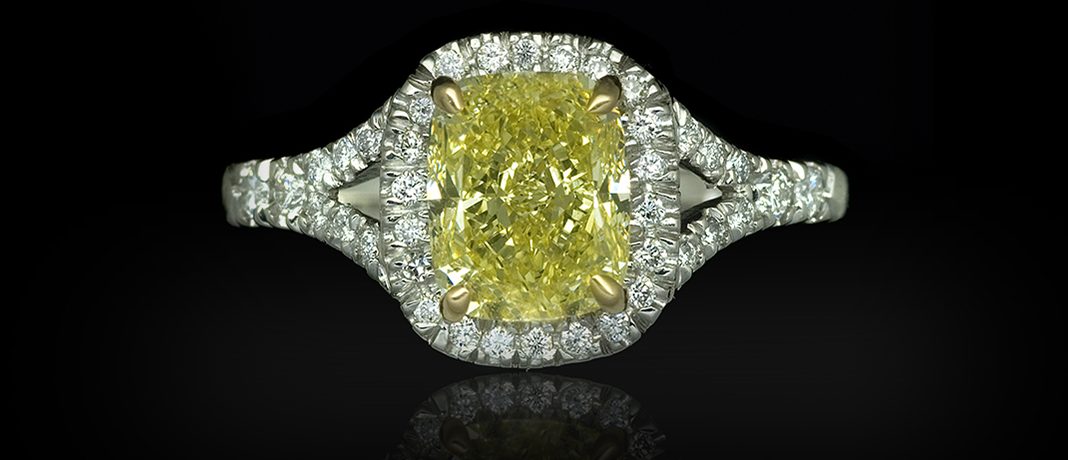 A Yellow Canary Diamond