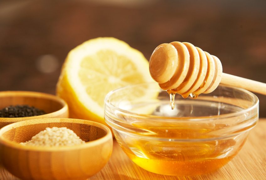 honey with lemon water