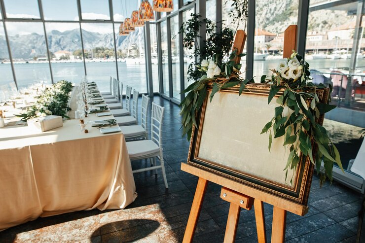 black easel hire from The Small Things Co